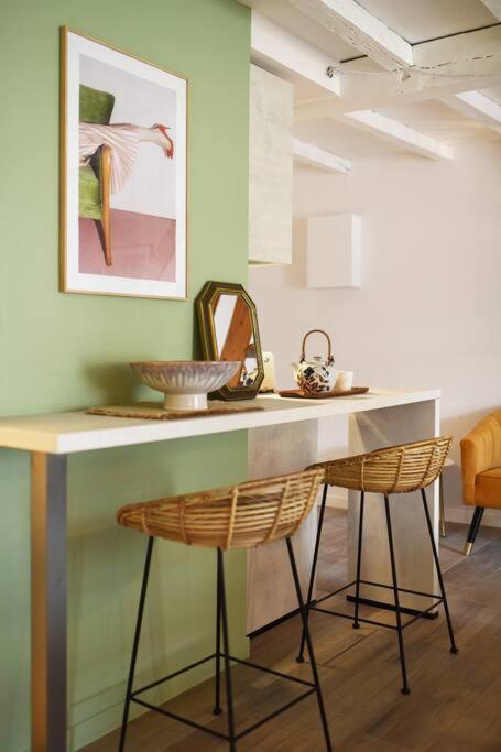 Appartement Moonrise - Plage 50M - Rue Gratuite Saint-Malo Exterior foto